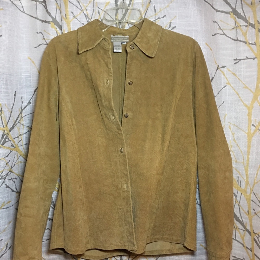 Vintage Coldwater Creek Suede Jacket